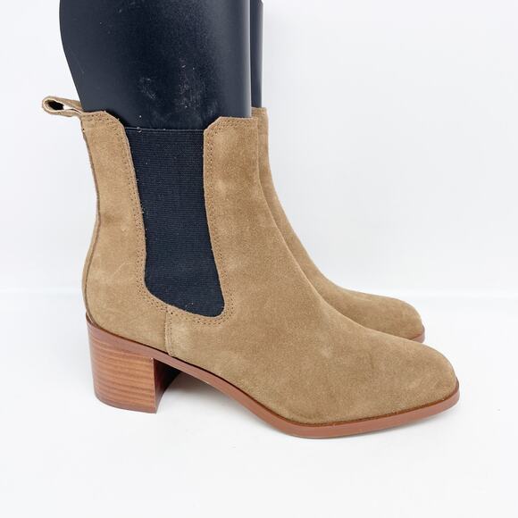 Steve Madden Women’s Rhiannon Chelsea Boot Cognac Suede Size 7.5M - Picture 3 of 12